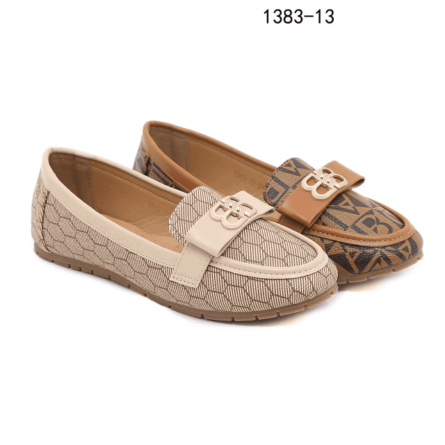 Sepatu Bonia Moccasin 1383-13 Semi Platinum (Kode BON420)