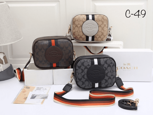 Tas Coach Signature Jacquard Dempsey Camera Bag C-49 Semi Premium (Kode: COA904)