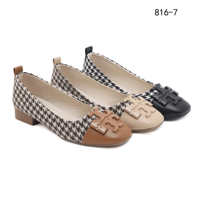 Sepatu TB Tory Burch Heels 816-7 Semi Platinum (Kode: TRB102)