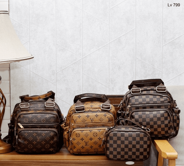 Tas Louis Vuitton Multifungsi Backpack Shoulder Bag With Sling Bag 799 Semi Premium (Kode: LVT625)