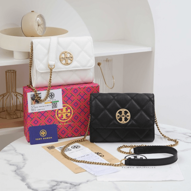 Tas TB Tory Burch Bag 31103 Semi Platinum (Kode: TRB128)