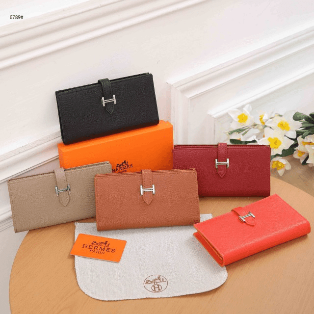 Dompet Hermes Bearn Wallet 6789 Semi Platinum (Kode: HER758)