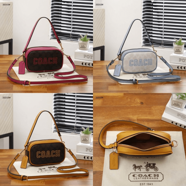 Tas Coach Outlet Jamie Wristlet Mini Shoulder Bag's Gold Hardware 22213 Semi Premium (Kode: COA923)