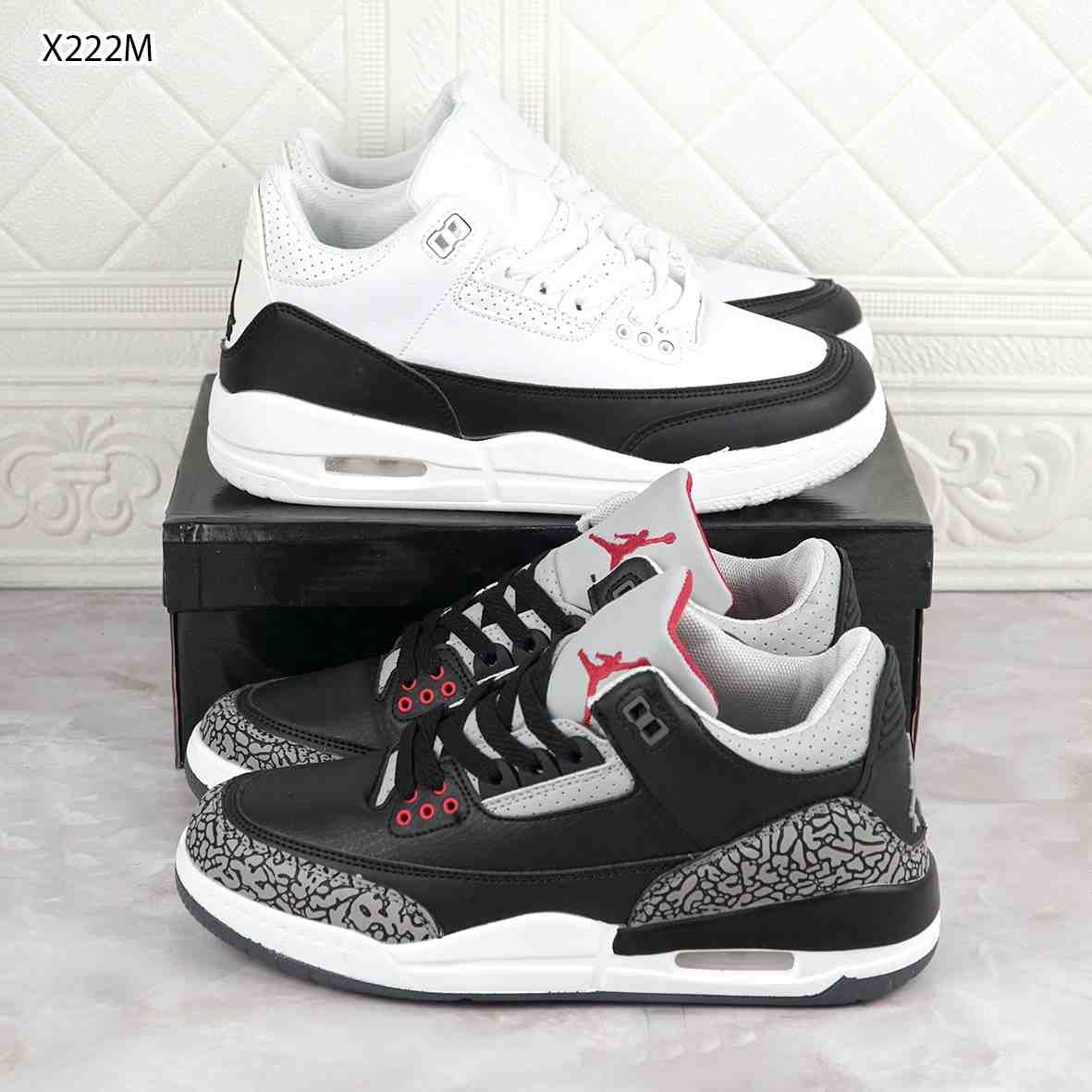 Sepatu Cowok Nike Air Jordan III X222M Semi Premium (Kode: SFA211) - TASKW.COM