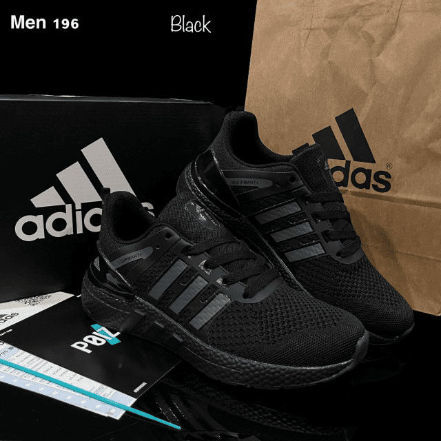 sepatu adidas full black
