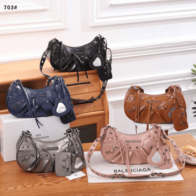 Tas Balenciaga Cagole 703 Semi Platinum (Kode: BLN163)