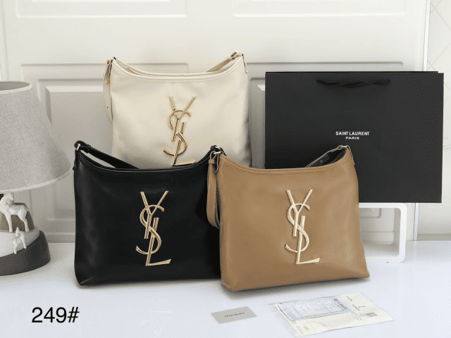 Tas YSL Hobo Large Shoulder Bag Leather 249 Semi Premium (Kode: YSL189)