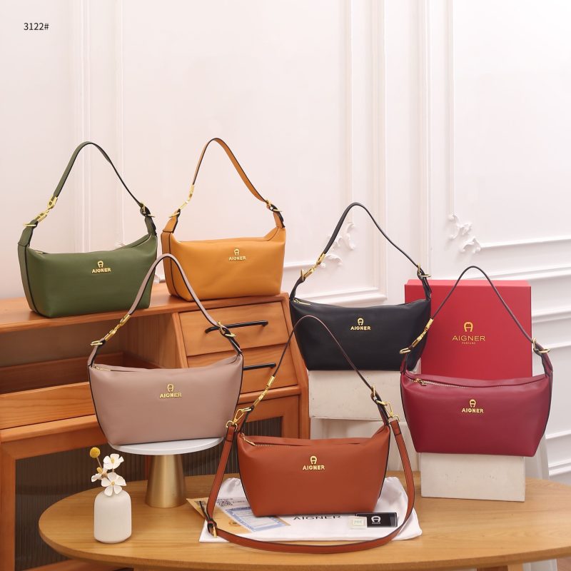 Tas Aigner 3122 Leather Handbag Shoulder Bag Semi Premium (Kode: AIG244)