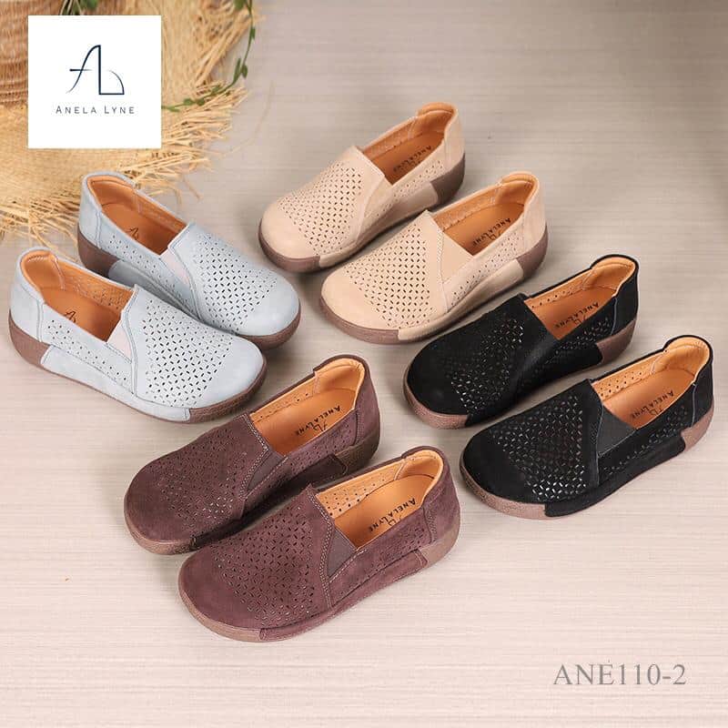 Sepatu Anela Lyne Sepatu Suede Mazaya ANE110-2 Original Brand (Kode: SAN179)