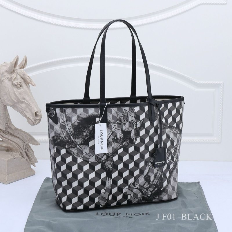 Tas Loup Noir Shopper Large Bag F01 Semi Premium (Kode: FAS382)