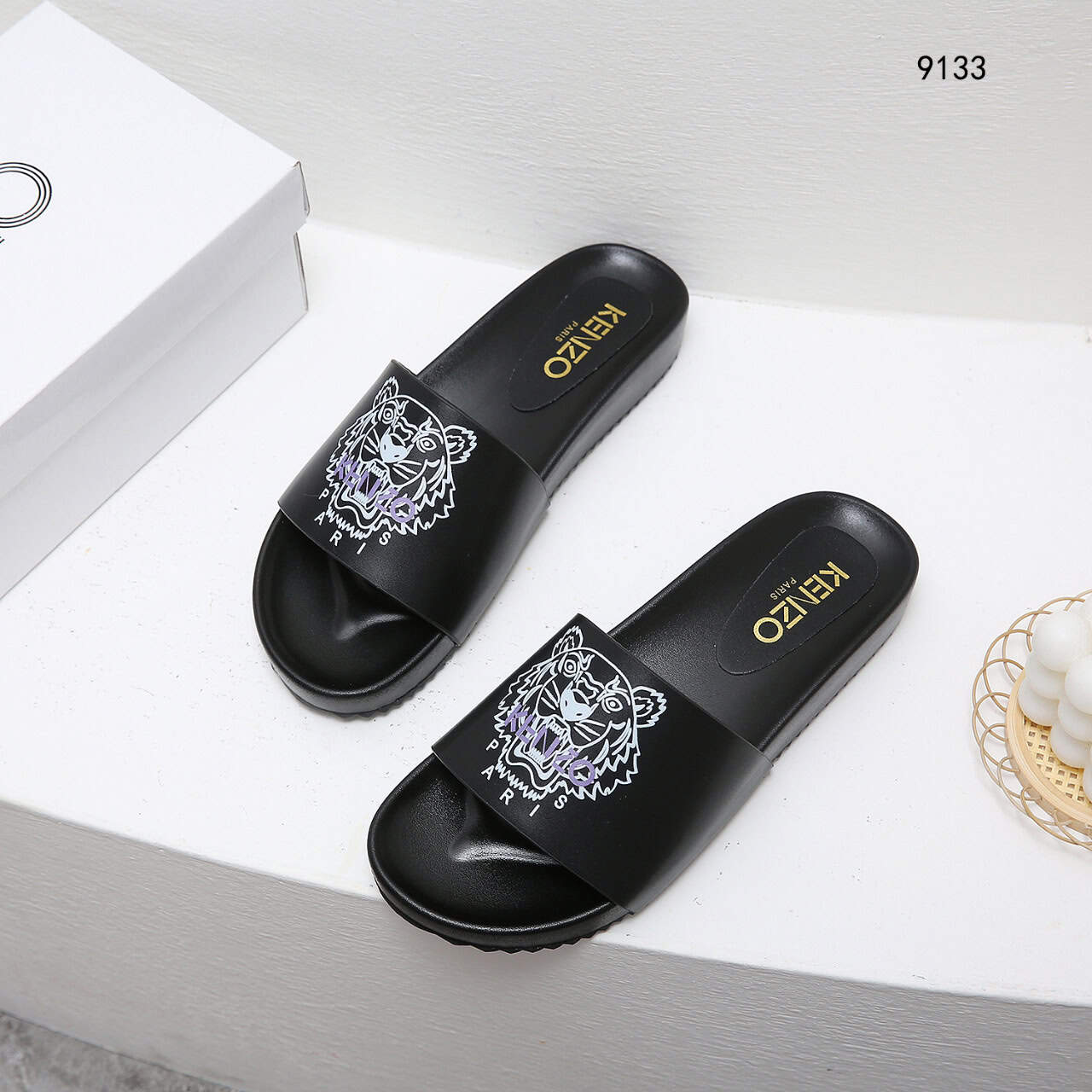 Sendal Sandal Kenzo Original Sendal Kenzo 9133 Slide Semi