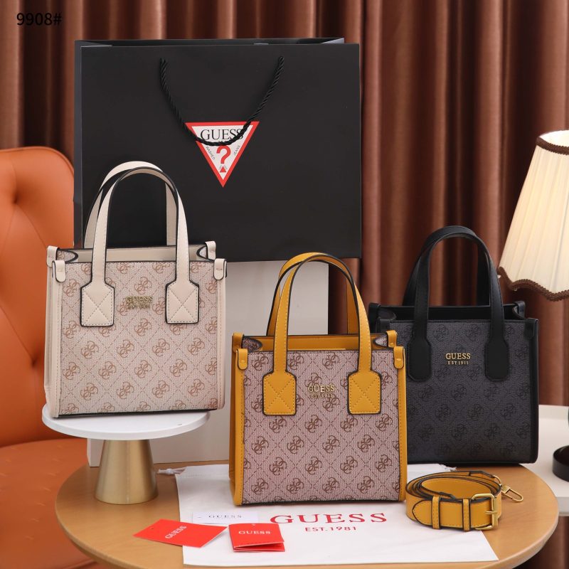 Tas Guess 9908 Silvana Logo Detailed Mini Tote Bag Semi Premium (Kode: GUE132)