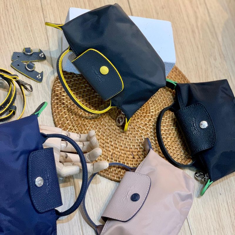 Tas Longchamp Le Pliage Pouch With LongStrap Mini Bag SS24 3417 Semi Premium (Kode: LGC129)