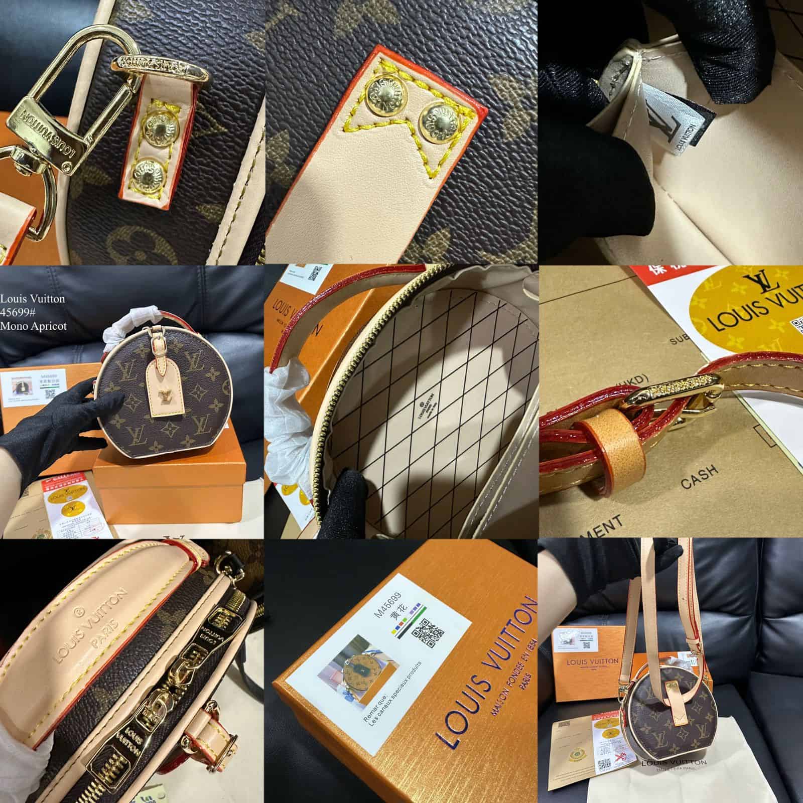 Tas Louis Vuitton Bag Monogram Boite Chapeau Souple MM 45699 Semi