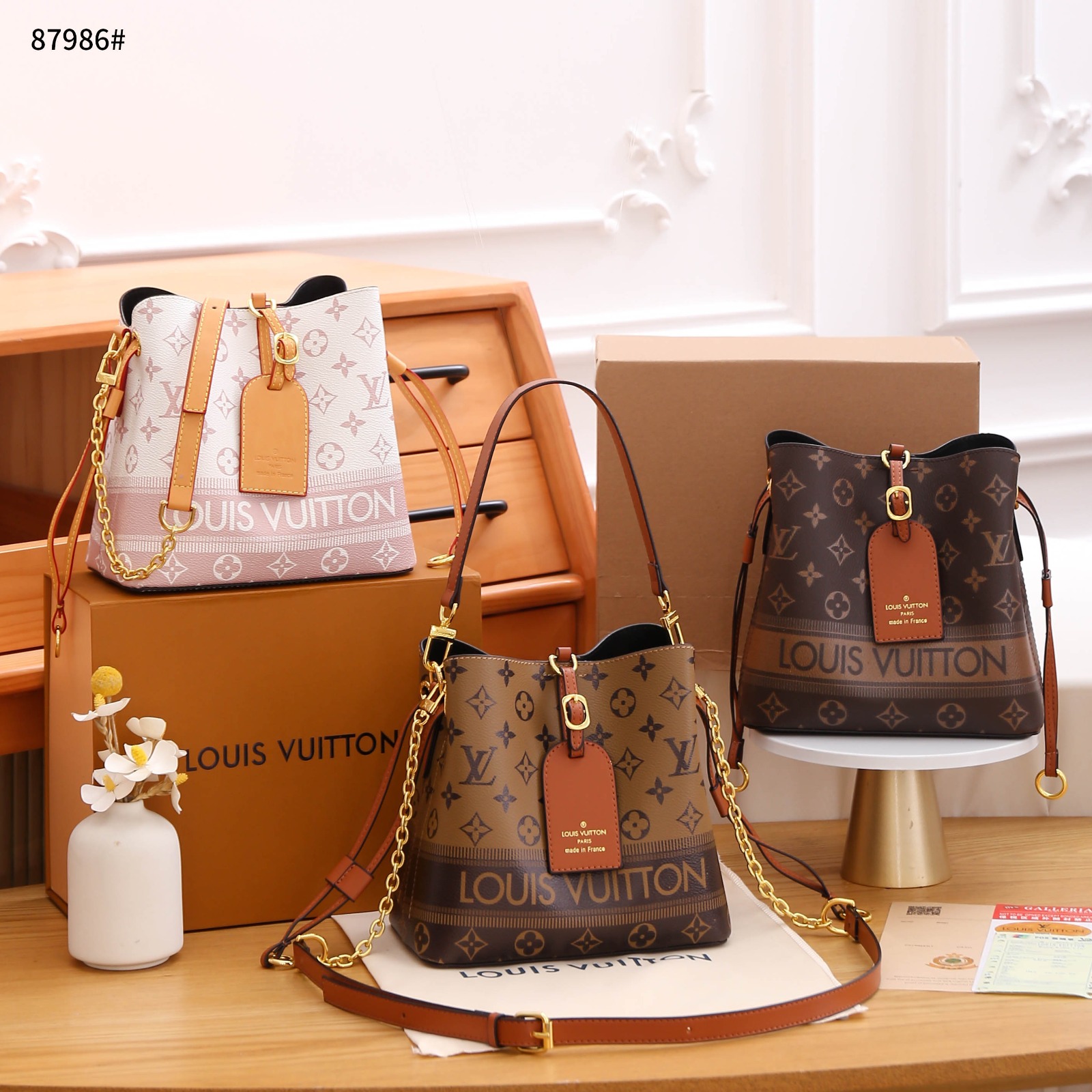 Bucket Bag Round Louis Vuitton Handbag Louis Vuitton Bucket Bag