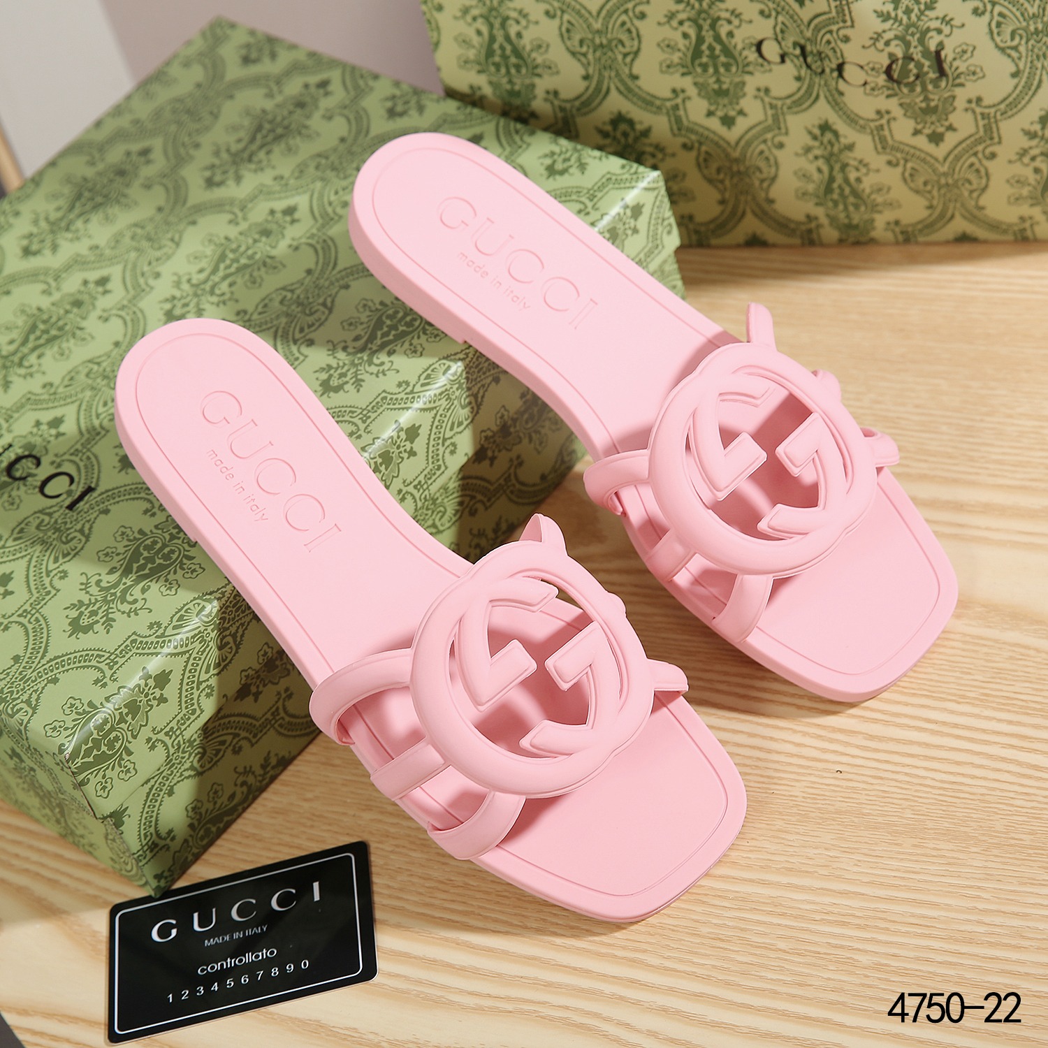 Pink Rubber Gucci Slides Light Pink Pink Gucci Slide Sandals