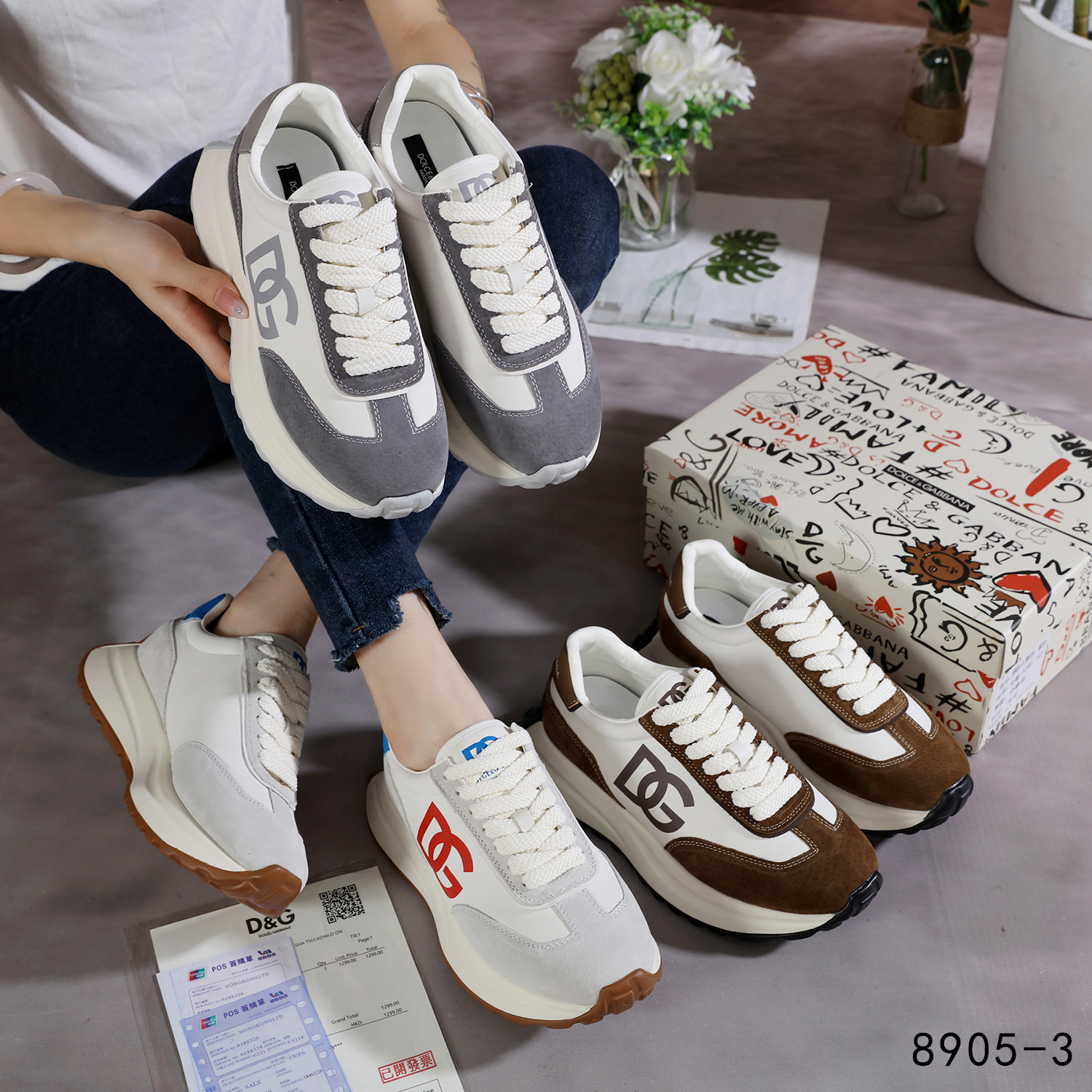 Casual Shoes Scarpe Guess Sneakers 2019 Guess Stasey 4G Logo White - Main Image