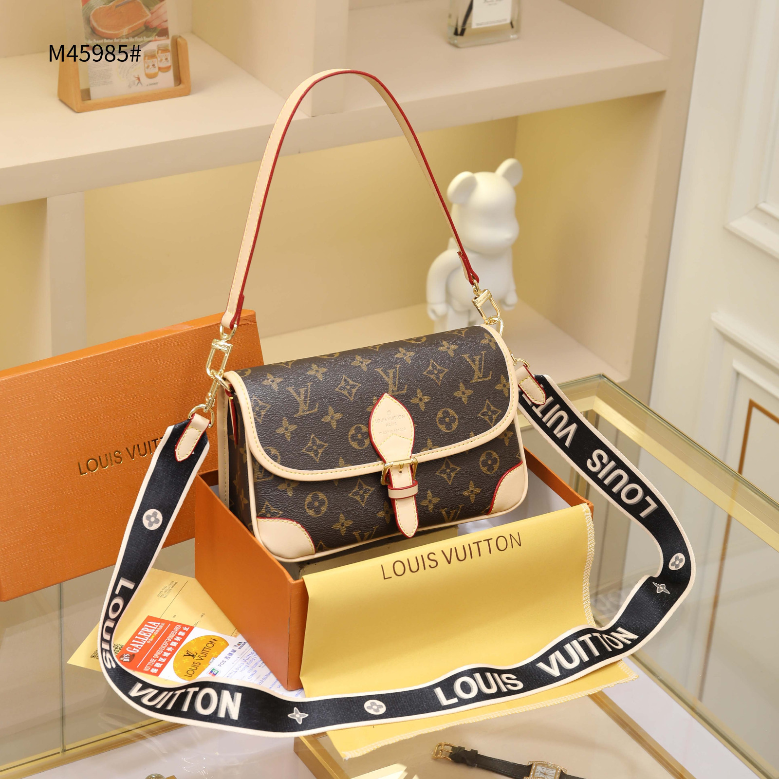Louis Vuitton Diane Damier Diane Monogram Women Handbags LOUIS