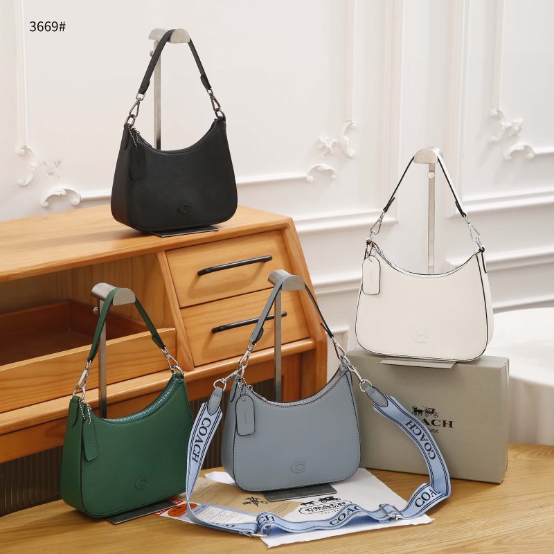 Tas Coach 3669 Hobo Crossbody Semi Platinum (Kode: COA1175)