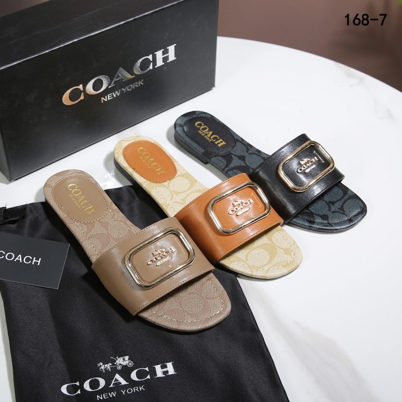 Sendal Coach 168-7 Sandal Semi Platinum (Kode: COA1181)