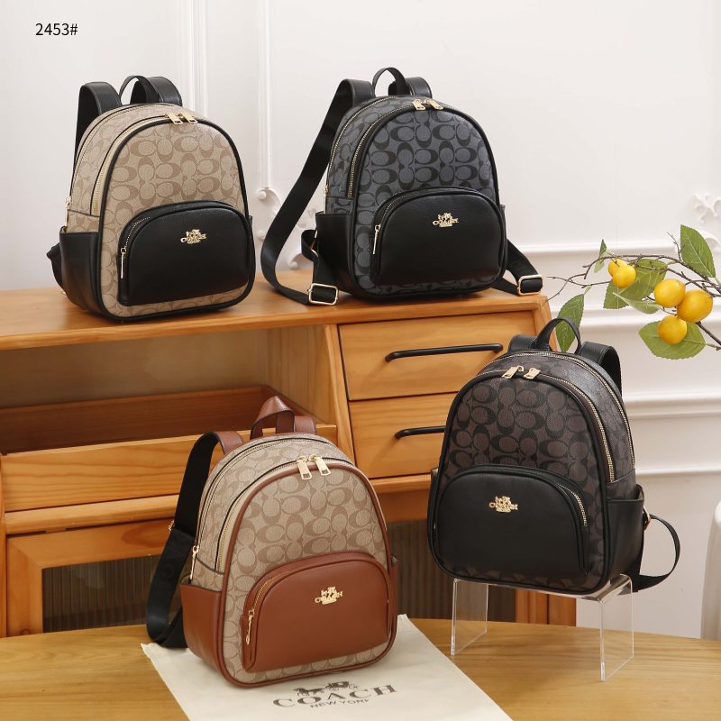 Tas Coach 2453 Ransel Semi Platinum (Kode: COA1182)