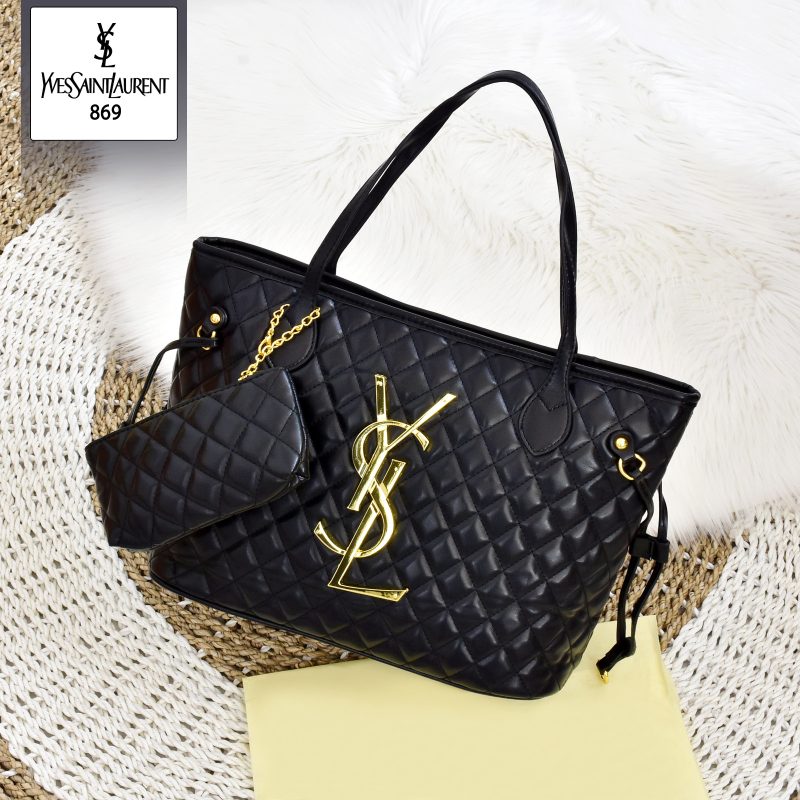 Tas Yves Saint Laurent Tote Bag 869 Semi Premium (Kode: YSL296)