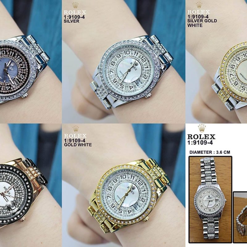 Jam Tangan Rolex 9109-4 Super (Kode: JMT259)