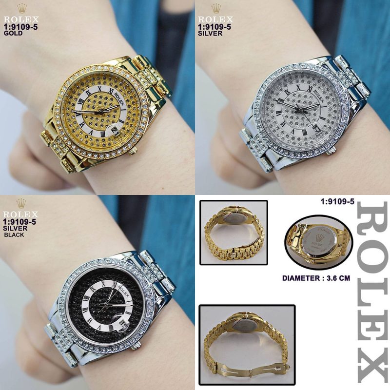 Jam Tangan Rolex 9109-5 Super (Kode: JMT260)