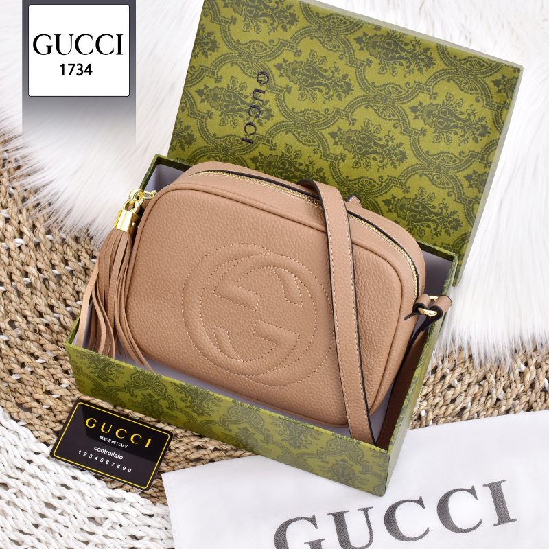 Tas Gucci Camera Bag 1734 Platinum Like Ori (Kode: GUC1113)