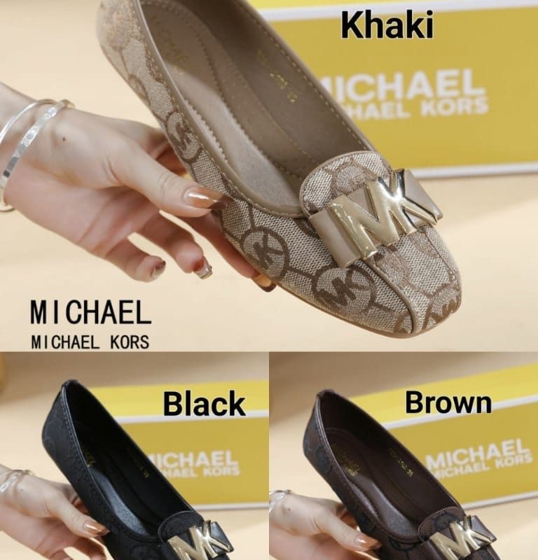 Sepatu Michael Kors Flats Shoes RCS-12108 Semi Premium (Kode: MKR382)
