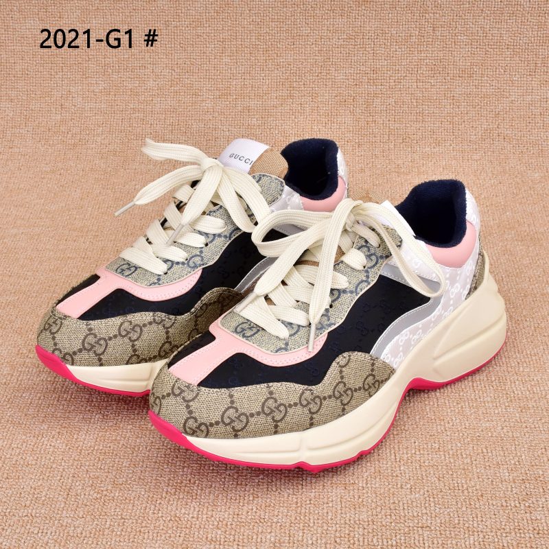 Sepatu Gucci Sneakers Shoes 2021-G1 Semi Premium (Kode: SGC002)