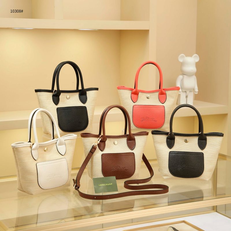 Tas Longchamp 10308 Le Pliage Mini Basket Bag Semi Platinum (Kode: LGC149)