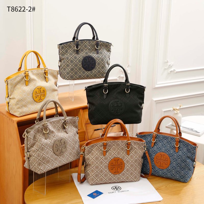 Tas Tory Burch T8622-2 Tote Semi Platinum (Kode: TRB463)