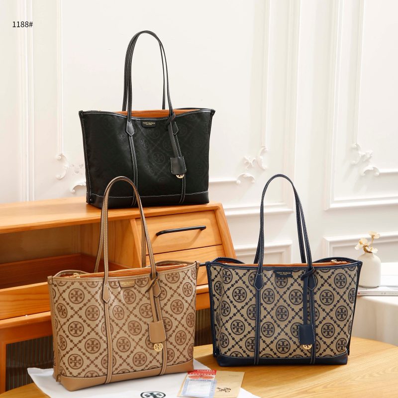 Tas Tory Burch 1188 Tote Semi Platinum (Kode: TRB464)