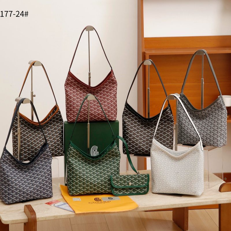 Tas Goyard 9177-24 Goyard Boheme PM Hobo Bag Semi Platinum (Kode: GYD007)