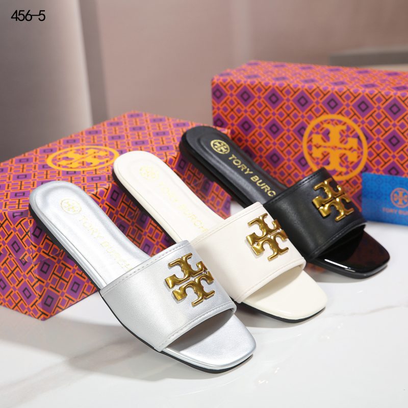 Sandal TB Tory Burch 456-5 Sandal Semi Platinum (Kode: STB013)