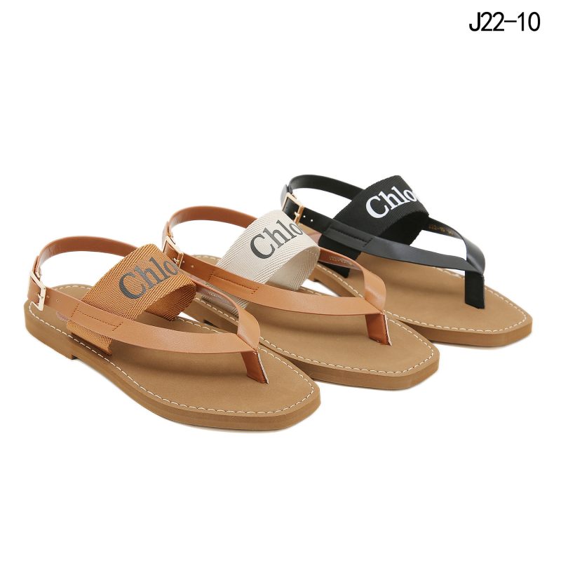 Sandal Chloe J22-10 Sandal Semi Platinum (Kode: SCL002)