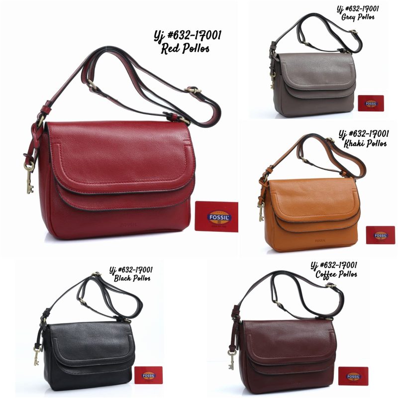 Tas Fossil Peyton Large Doble Flap FS 632-1F001Yj Pollos Mirror 1:1 (Kode: FOS311)