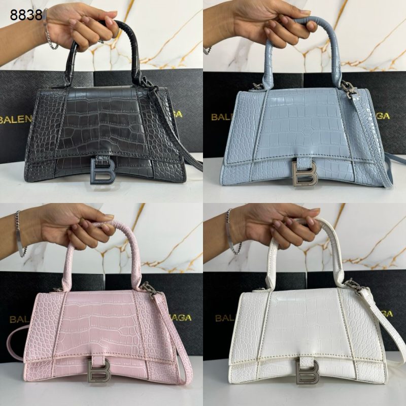 Tas Balenciaga 8838 Hourglass Semi Platinum (Kode: BLN223)