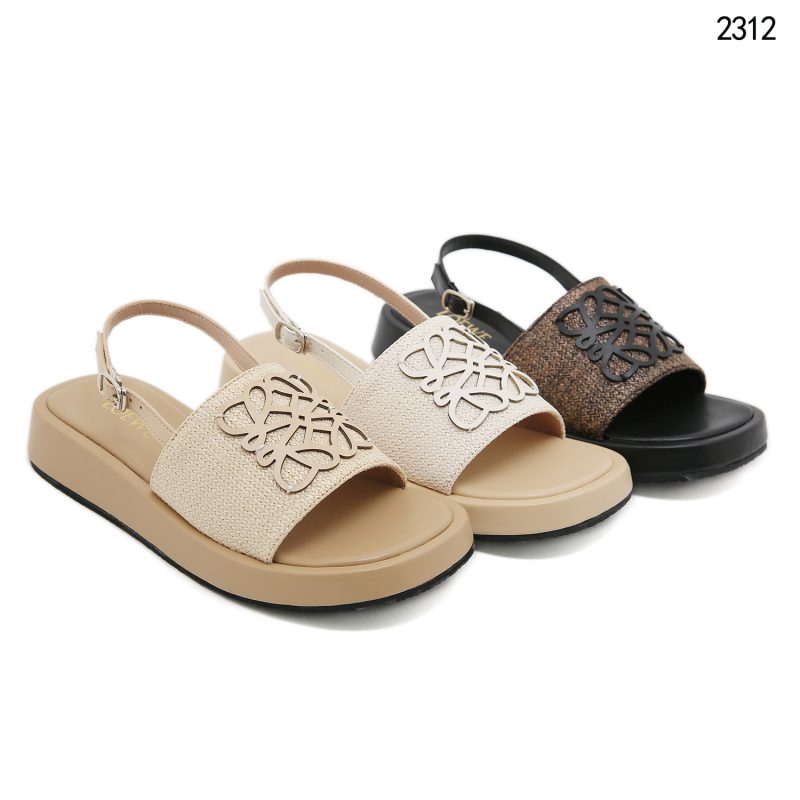 Sandal Loewe 2312 Sandal Semi Platinum (Kode: SLW013)