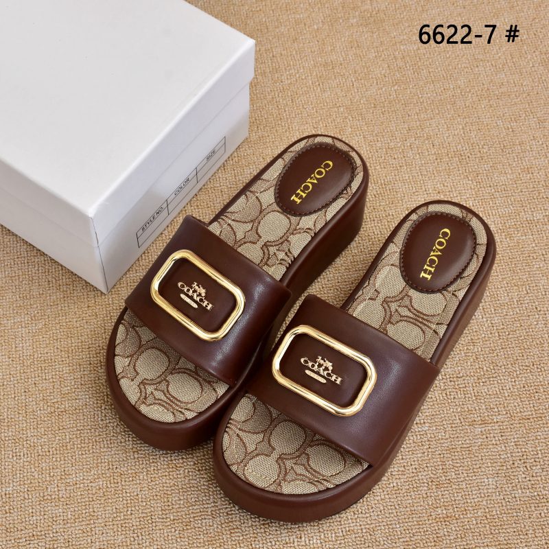 Sandal Coach Shoes 6622-7 Semi Premium (Kode: SCC008)