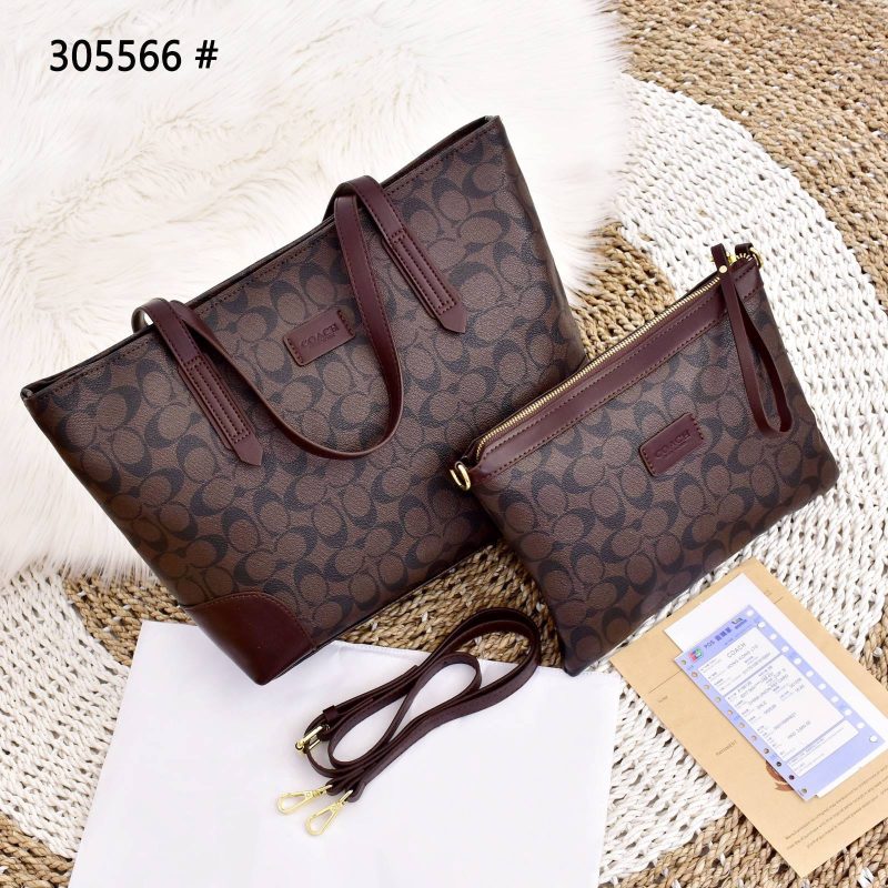 Tas Coach Tote Bag 3 in 1 305566 Platinum Like Ori (Kode: COA1327)