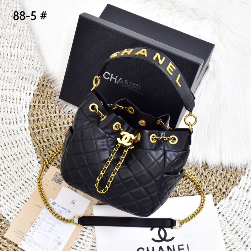 Tas Chanel Serut Bag 88-5 Platinum Like Ori (Kode: CHA824)