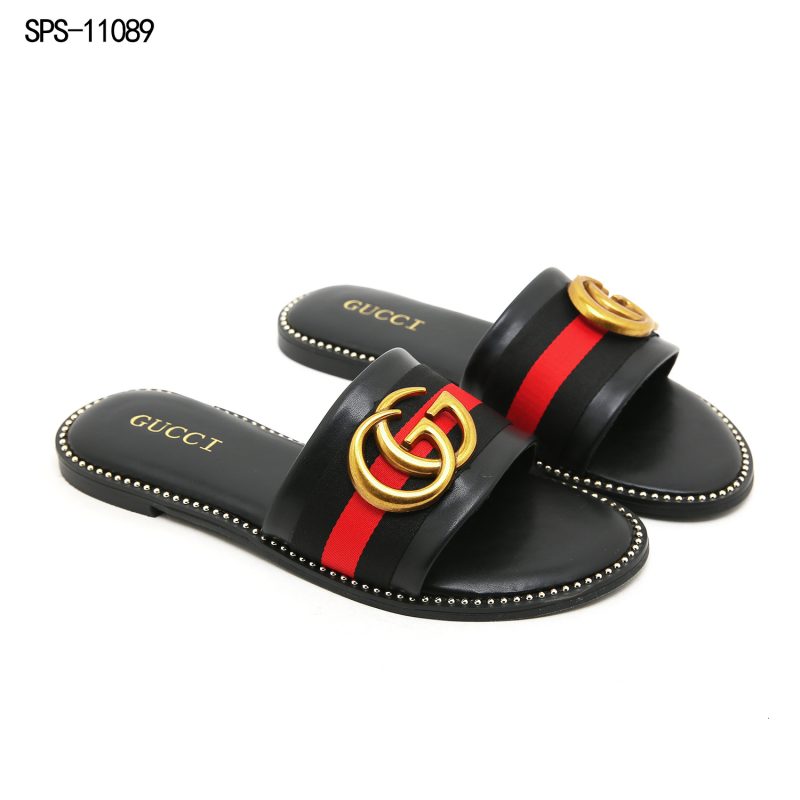 Sandal Gucci Slipper Shoes SPS-11089 Platinum (Kode: SGC054)