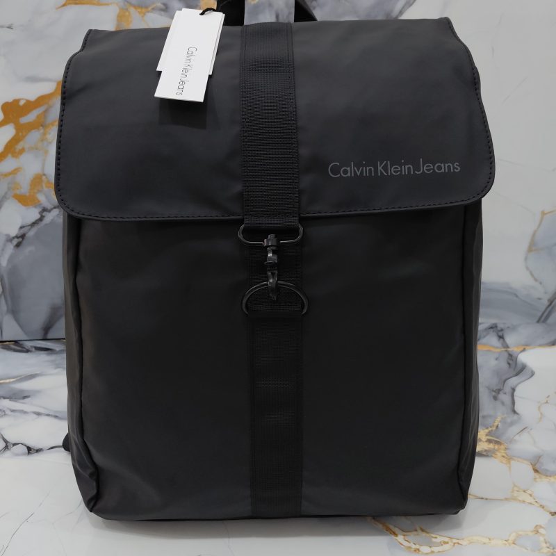 Tas Calvin Klein Backpack Unisex Black Edition CK88 VIP Grade 1:1 (Kode: CLK001)