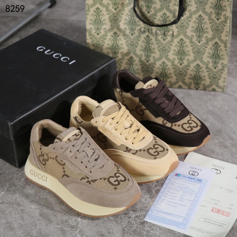 Sepatu Gucci 8259 Sneaker Platinum (Kode: SGC056)