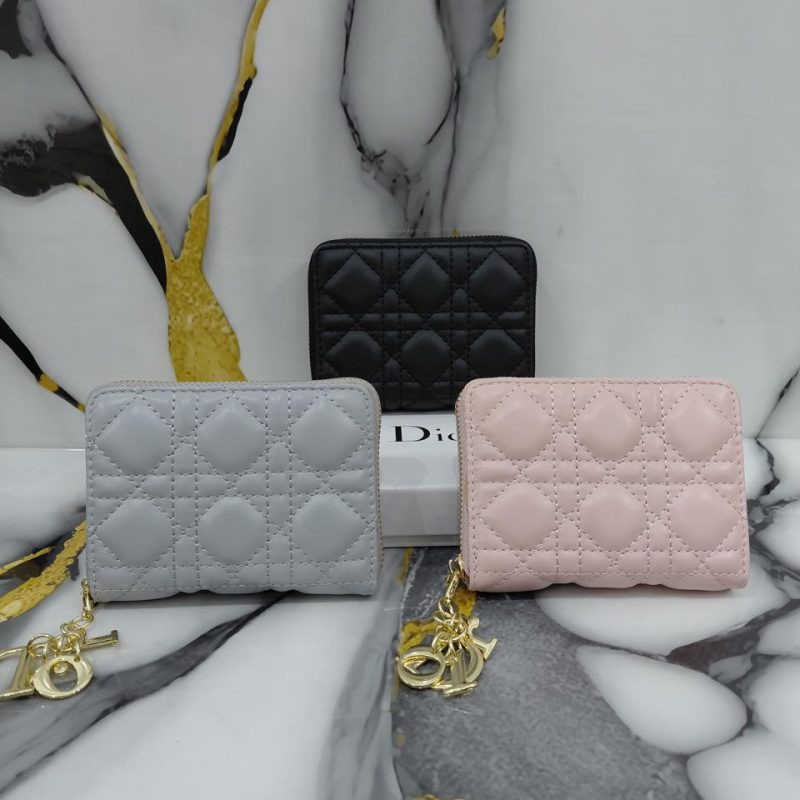 Dompet Christian Dior Zipper Compact Wallet 3877 VIP Grade 1:1 (Kode: DMT019)