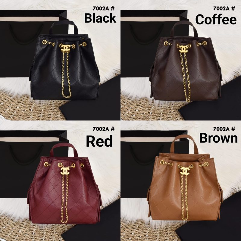 Tas Chanel Serut Bag 7002 Platinum Like Ori (Kode: CHA837)