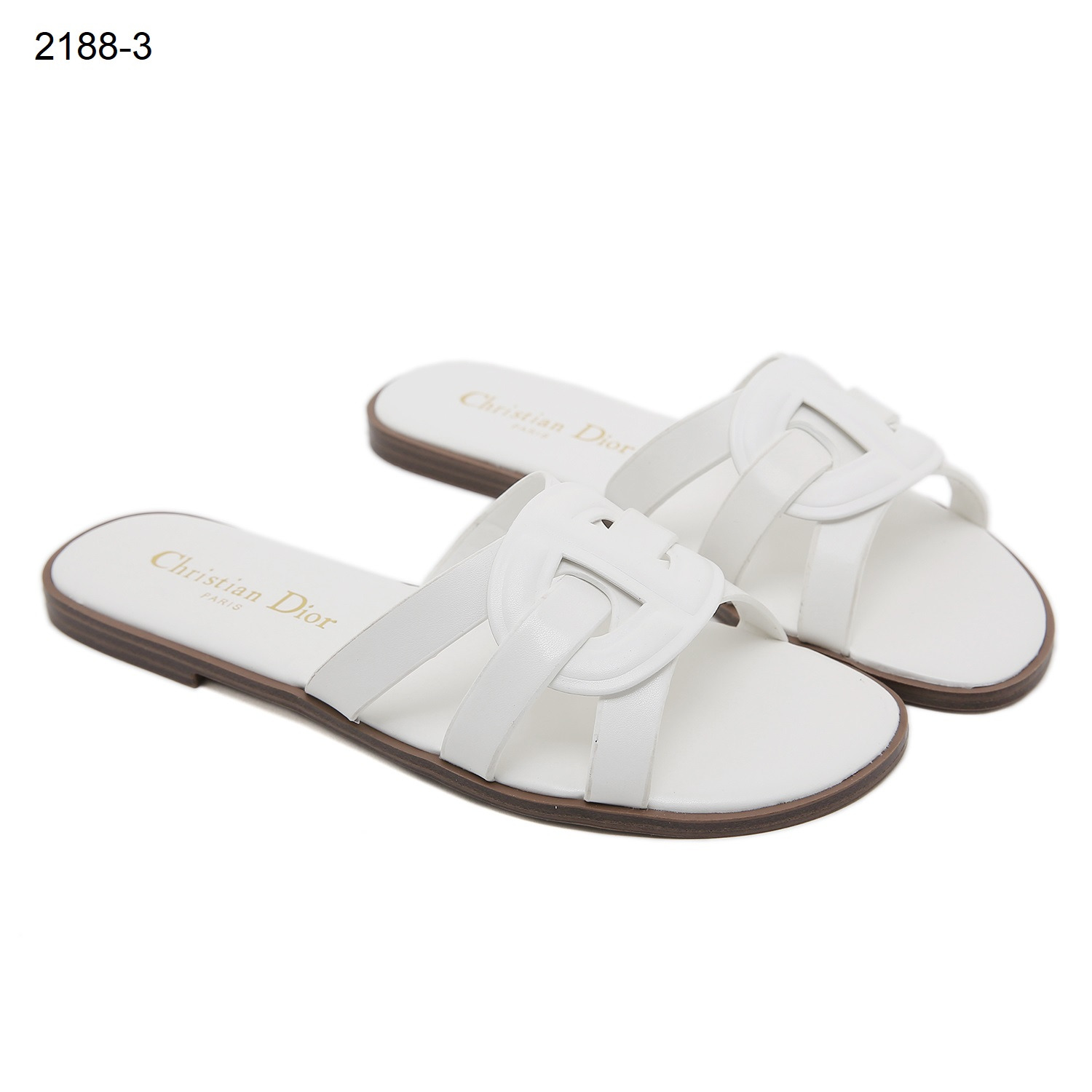 Sandal Christian Dior 2188-3 Sandal Platinum (Kode: SCD030)