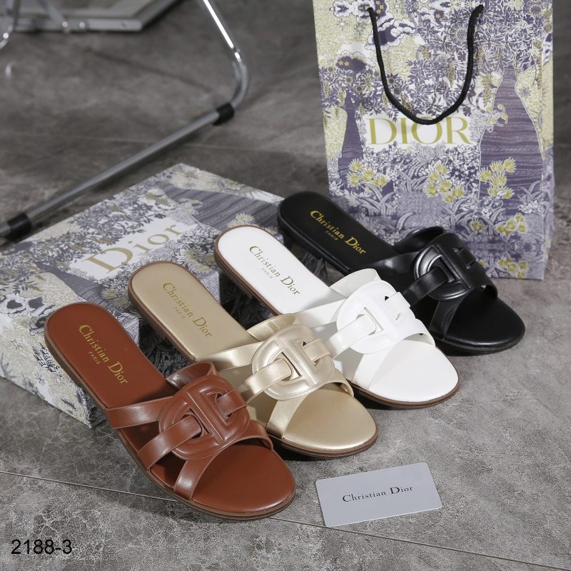 Sandal Christian Dior 2188-3 Sandal Platinum (Kode: SCD030)